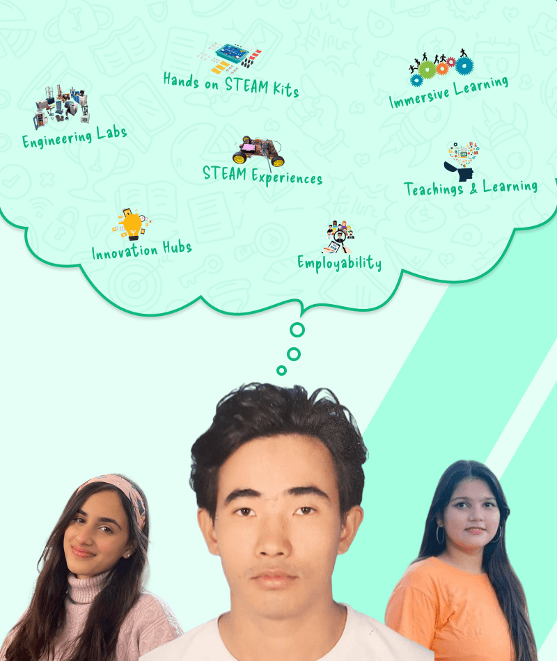 Students learning together