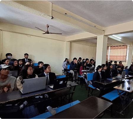 Students learning together