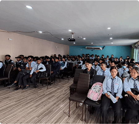 Students learning together